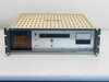 Scientific Atlanta 7500 Video Receiver – front panel view showing chassis in rackmount ears, keypad panel on left, tape drive slot center, and analog C/N meter on right