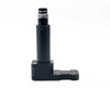 Unitron mounted eyepiece and optical tube on machined mounting bracket — straight-on front view