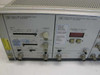 HP 8080A front panel close-up showing 8091A Rate Generator and 8092A Delay Generator Freq. Divider plug-in panels with controls and BNC connectors