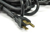 Close-up of standard NEMA 5-15P power cord plug included with the Denton Vacuum SD-10