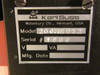 Karl Suss nameplate showing Model 260MS022, Serial 1080, manufactured in Waterbury Center Vermont USA