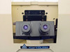 Karl Suss MA56 binocular alignment microscope — dual eyepieces with violet-coated objectives, Karl Suss logo badge