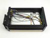 Karl Suss controller internal chassis — open view showing wiring harness, card slots, and internal cable routing