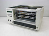APW 06-01299300 Hardware Architecture Reference Platform chassis front-left angle view showing open card bay with installed OFDM modem cards and front panel controls