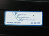 Precision Fabrication Technologies Inc. label close-up showing PFT logo, Monon IN address, and phone number 800-558-7297
