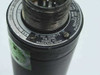 Lewis Engineering 502BL72 – close-up of rear label plate reading PT. NO. 502BL72, THE LEWIS ENGRG. CO., NAUGATUCK, CONN., U.S., with threaded mounting ring and 7-pin connector visible