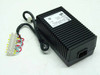 Elpac WRI 2721 power supply rear-left view showing IEC C14 AC inlet, rating label, UL and GS certification marks