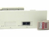 Cabletron 6E123-50 side view showing FE-100FX dual SC fiber optic uplink port and SmartSwitch 6000 module ejector handle
