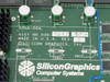 Silicon Graphics KONA-DG4 PCB silkscreen close-up showing assembly number 030-0687-004, Made in USA, Rev C, and Silicon Graphics Inc copyright marking