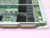 Silicon Graphics KONA-DG4 module board lower section close-up showing dual high-density connector ports and memory arrays with label markings