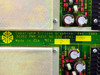 Close-up of Silicon Graphics board label showing 303X2 PWR ASSY NO 030-0741-001 Rev D, copyright 1995, Made in USA