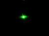 CMS PS-700 — close-up of green laser spot during operation, beam focused on wafer surface
