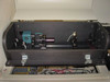 CMS PS-700 internal laser optical bench — full view of enclosed beam path with Coherent laser head, beam expander, mirror mounts, and rail in open lid position