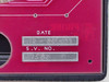 SV Probe C48-2 label detail showing date field stamped 12-30-97 and S.V. No. field stamped 7582
