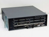 Cisco 7200 Series VXR 7204VXR rackmount router chassis front-left angle view showing module bays and rack ears