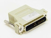 Cisco CAB-5MODCM 29-0881-01 modem cable adapter – front view showing DB25 male connector and label