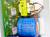 Power-One F24-12-A interior close-up of Sprague Powerlytic 13000uF 50VDC filter capacitor and Tamura transformer