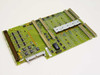 HP A1703-60087 backplane board front view showing expansion slots, ICs, and edge connectors