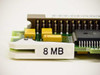 HP A2231-60001 – close-up of end bracket label reading '8 MB' confirming capacity