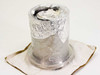 MDC Vacuum 820001 L400-1 LF Clamp wrapped in foil protective packaging, top view