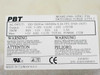 PBT PMA-30061-P48 power supply label showing model number, 100-240V AC input specs, output voltages and currents, 300W rating, UL and CE marks, Made in Taiwan