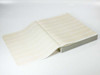 Graphtec PZ473-8B chart paper ream fanned open showing fanfold format and channel grid lines