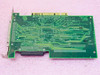 Adaptec AHA-2940UW SCSI PCI card – PCB solder side showing trace layout, external 68-pin bracket port visible at left, and PCI edge connector at bottom