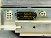 Magnetic Peripherals 47293669 Power Supply – close-up of rear connector panel showing J3, J4 multi-pin, and J6 connectors on aluminum chassis rail