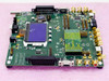 Philips Semiconductors MACH-III carrier board — angled side view showing DB9 serial connector, edge connectors, and component layout