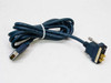 Cisco CAB-V.35MT-10 V.35 DTE serial cable coiled, showing full 10-foot length with both connectors visible
