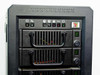 Kingston DS500-ST/B front panel close-up showing LED status indicators, green bay-number digit displays, and drive caddy handles