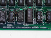 Zenith 85-3202-01 CPU Memory Board close-up of PCB silkscreen label reading '85-3202-01 CPU/MEMORY BOARD 111285' with visible ICs including 74LS125AN and PAL16L8ACN