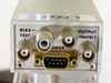 Princeton Gamma-Tech PGT detector electronics module – close-up of rear panel showing BIAS, TEST, OUTPUT, INHIBIT, POWER BNC connectors and DB9 interface port