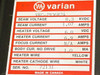 Varian Klystron RF Tube - C-Band 3.5 kW Satcom 24 Channel VKC-7936R / VJW1454B