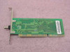 Artisoft PCB 2000/C — solder side of PCB showing ISA edge connector and BNC port on mounting bracket