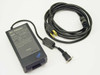 IBM 48G8291 AC Adapter with attached 5-pin DIN output cable and included AC power cord, front view