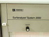 Surfanalyzer System 2000 front panel left side – Federal logo, 'Surfanalyzer System 2000' nameplate, JOG button, and POSITION knob