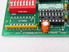 Gateway 82200091-01 card close-up – 8-position DIP switch SW1 (78B08S), CTS8321 IC, 761-3-R47Q resistor network, and Gateway Communications Inc. silkscreen