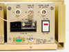3dbm 70MDF-BRZ main module rear panel showing BNC Tone Input (J1), Main RF Output (J2), Range Calib RF Output (J3), DB9 connector (J4), 2A fuse, and AC ON/OFF switch
