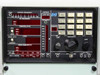 Microdyne 1400-MR RF Tuner panel close-up showing center frequency dial, demodulator display, video bandwidth, AGC, 2nd LO mode controls, and numeric keypad