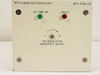 WV Communications 70-01FM-CH — front panel closeup showing FM Modulation Sensitivity Adjust trim knob, green power LED, and red fault LED