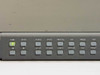 Leitch IXION front panel control buttons – HOME, ENTER, I/P SRCE, I/P STD, PROC ADJ, AUX, FREEZE, TEST and secondary row