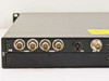 Leitch IXION rear panel left section (IHB/LHS) close-up showing CVBS1, CVBS2 BNC inputs, Y/C S-Video connector, SEQ I/P BNC