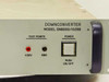 Miteq DN8000/10268 Downconverter – right-side front panel showing model label, TEST POINTS (+20V, GND), and POWER push on/off button
