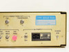 Hughes Range Tone Processor rear panel right section close-up showing Range Tones Out T&C (J5), Transponder (J6), OSC Freq (J13), AC Power switch and IEC inlet, Chassis GND