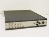 Decom Systems 7376 PSK/PCM Bit Synchronizer – rear panel and top view showing BNC output connectors and circular AC power connector