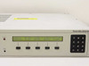 Scientific Atlanta 7530I Video Receiver — front panel close-up showing LCD status display with frequency and carrier readout, function buttons, ALARM indicator, and numeric keypad