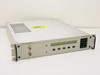 Scientific Atlanta 7530I L-Band Video Receiver — front panel three-quarter view showing LCD display, keypad, and BNC connectors with rack ears installed