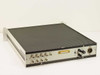 Decom Systems DSI 7132 PSK Modem – rear panel overview showing BNC connectors, D-sub interface, circular AC power connector, and ventilated top cover
