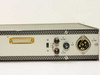 Decom Systems DSI 7132 PSK Modem – rear panel right section showing J13 D-sub connector, fuse F1, J2 SIG GND, J3 CH GND, and J1 AC PWR circular connector